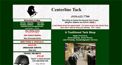 Desktop Screenshot of centerlinetack.com